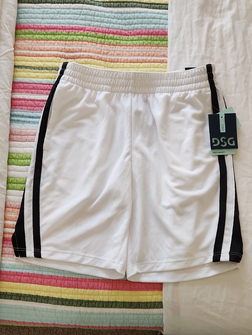 Black White Basketball Shorts Pockets